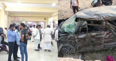 खंडवा में दर्दनाक सड़क हादसा, बारात की कार खंडहर मकान से टकराई, 3 की मौत