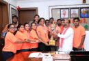उप मुख्यमंत्री  अरुण साव से फेडरेशन कप मिक्स्ड नेटबॉल चैंपियनशिप में रजत पदक जीतने वाले खिलाड़ियों ने की मुलाकात