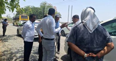 रायपुर : लोक निर्माण विभाग के सचिव ने सड़कों का काम देखा