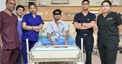 10 साल से खाँसी में खून की समस्या झेल रहे युवक को अम्बेडकर अस्पताल में मिली नई जिंदगी