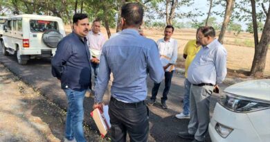 लोक निर्माण विभाग के सचिव ने निर्माणाधीन कुरुद-सिर्री मार्ग और सिर्री-चटौद सड़क का किया निरीक्षण
