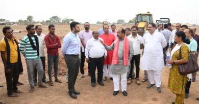 उप मुख्यमंत्री  अरुण साव ने इंटिग्रेटेड स्पोर्ट्स स्टेडियम का किया स्थल निरीक्षण, कुछ दिनों पहले शुरू हुआ है काम