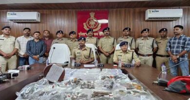 मध्‍यप्रदेश पुलिस की अवैध हथियारों के विरुद्ध बड़ी कार्रवाई