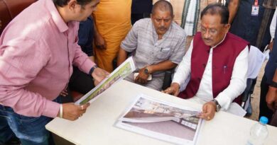 मुख्यमंत्री विष्णुदेव साय ने सलियाटोली में निर्माणाधीन नालंदा परिसर का किया निरीक्षण