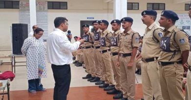 पुलिस प्रशिक्षण शाला उज्जैन में नव आरक्षकों को नशामुक्त समाज निर्माण का दिया गया संदेश