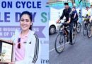 टीटी नगर स्टेडियम से गूंजा फिट इंडिया का संदेश मंत्री  सारंग ने किया साइकिल रैली का शुभारंभ