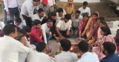 सद्बुद्धि यज्ञ कर कृषि विस्तार अधिकारियों ने फूंका विरोध का बिगुल, eHRMS के खिलाफ अनोखा प्रदर्शन
