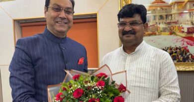 अल्पसंख्यक आयोग के अध्यक्ष  मोहसिन रज़ा ने प्रदेश संगठन महामंत्री  धर्मपाल सिंह जी से की भेंट