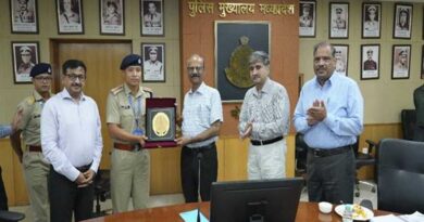 उत्तर पूर्वी पुलिस अकादमी के प्रशिक्षु पुलिस अधिकारियों ने की पुलिस महानिदेशक से भेंट